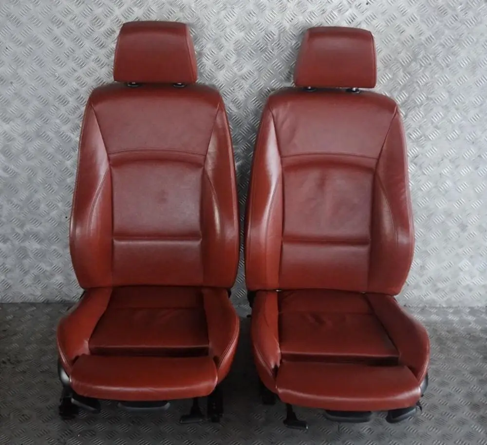 Brown Leather Interior Seats with Door Cards to BMW 3 Series M Sport Red with Part number E91 LCI BMW 3 Series M Sport Red Brown Leather Interior Seats with Door Cards - SKU E91 LCI M Sport Red Brown Leather Seats (LCCZ) - Part number E91 LCI