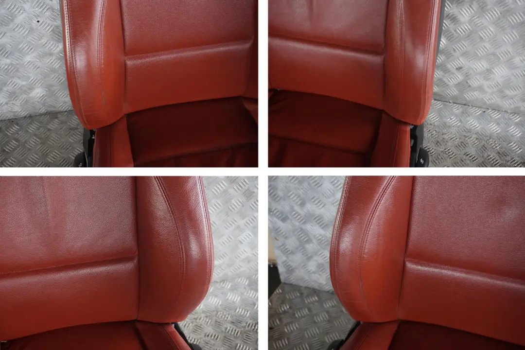 Brown Leather Interior Seats with Door Cards to BMW 3 Series M Sport Red with Part number E91 LCI BMW 3 Series M Sport Red Brown Leather Interior Seats with Door Cards - SKU E91 LCI M Sport Red Brown Leather Seats (LCCZ) - Part number E91 LCI