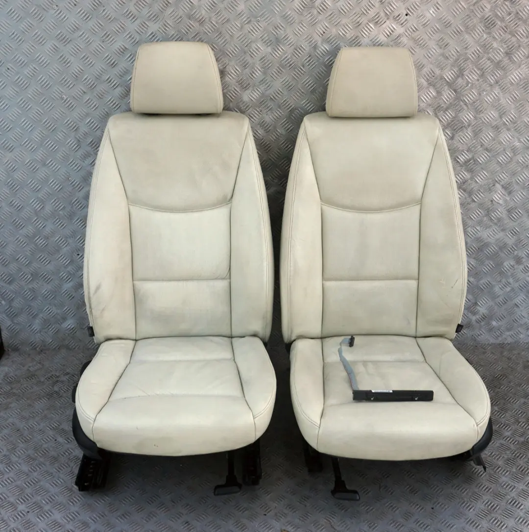BMW 3 Series Lemon Heated Leather Interior Seats 4 Door Cards Dakota - SKU E91 Lemon Heated Leather Seats-1 - Part number E91