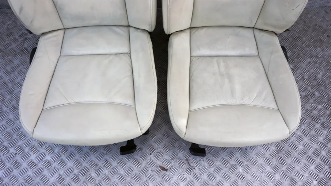 BMW 3 Series Lemon Heated Leather Interior Seats 4 Door Cards Dakota - SKU E91 Lemon Heated Leather Seats-1 - Part number E91