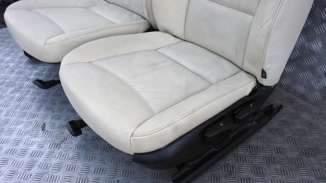 Lemon Heated Leather Interior Seats 4 Door Cards Dakota to BMW 3 Series with Part number E91 BMW 3 Series Lemon Heated Leather Interior Seats 4 Door Cards Dakota - SKU E91 Lemon Heated Leather Seats-1 - Part number E91