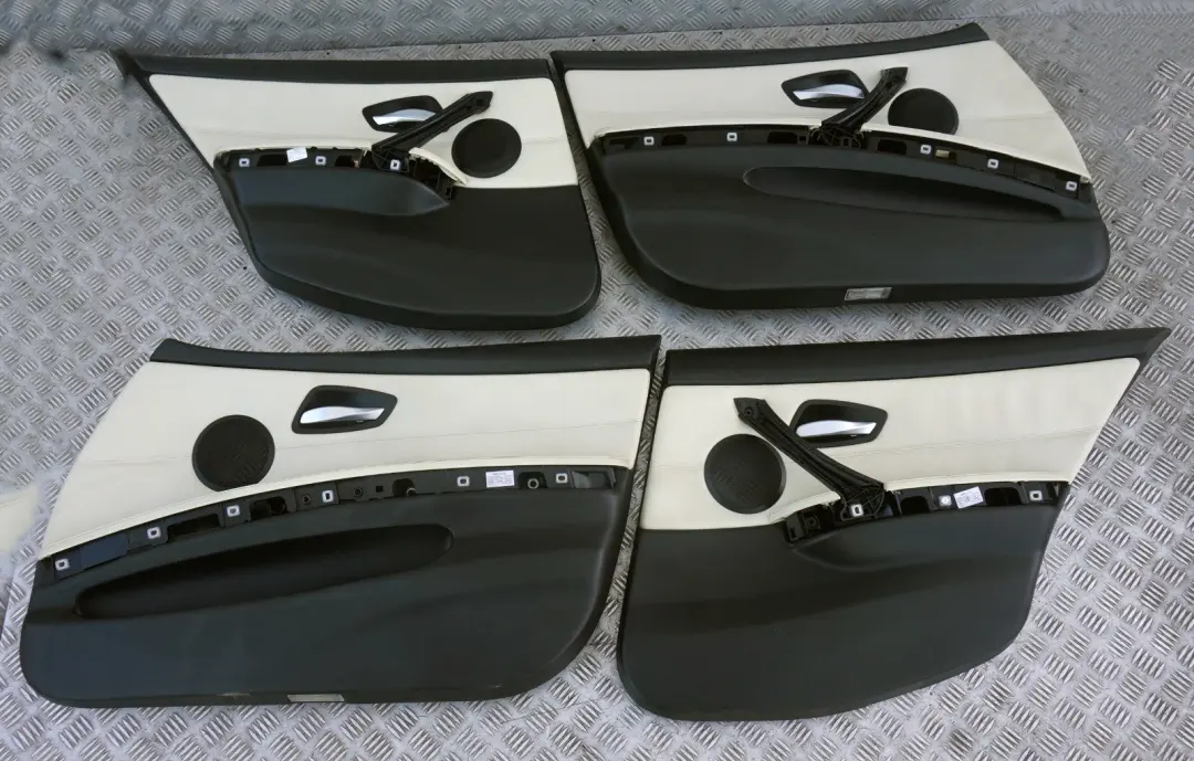 BMW 3 Series Lemon Heated Leather Interior Seats 4 Door Cards Dakota - SKU E91 Lemon Heated Leather Seats-1 - Part number E91