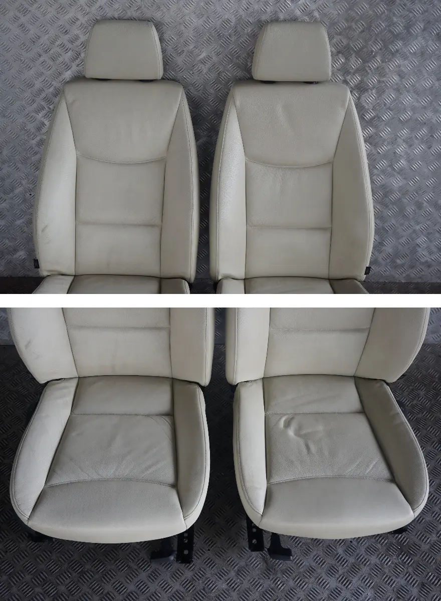 BMW 3 Seroes 1 E91 Lemon Leather Interior Seats with Airbag and Door Cards - SKU E91 Lemon Leather Seats-1 - Part number E91 Lemon Leather Seats-1