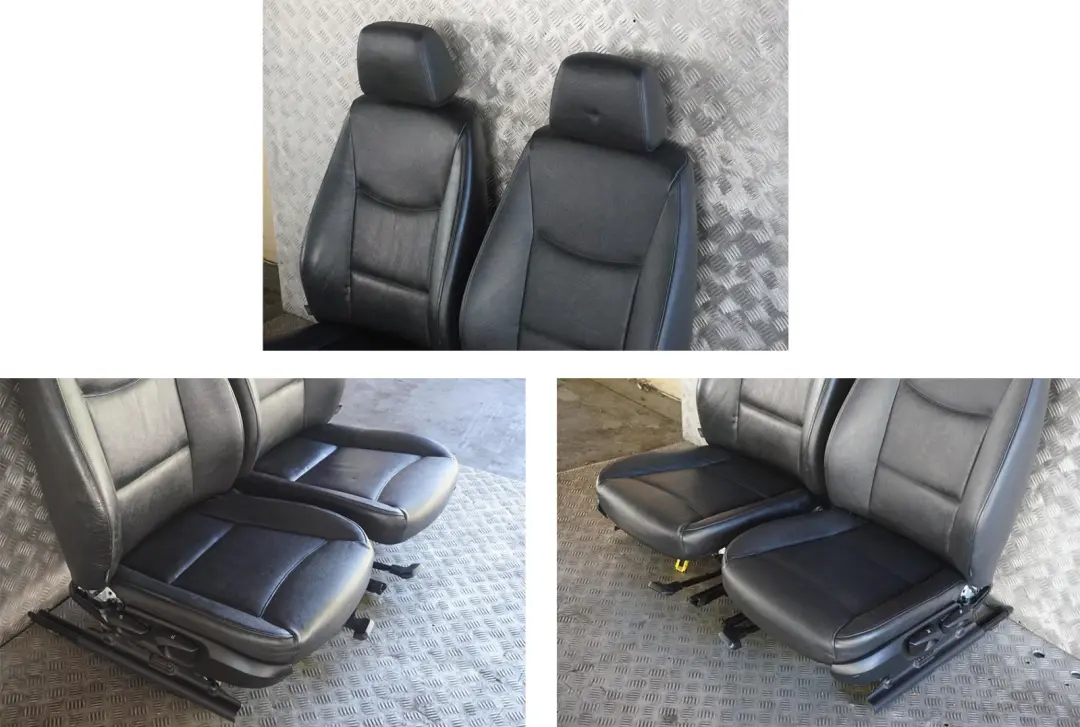 BMW 3 er E91 Sitzheizung Sitze Schwarz Leder Innensitze OHNE Türverkleidung - SKU E91 Seats Heated Black Leather - Teilenummer E91 Seats Heated Black Leather
