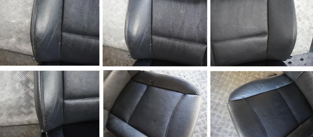 BMW 3 Series E91 Heated Black Leather Interior Seats with Airbag and Door Cards - SKU E91 Seats Heated Black Leather - Part number E91 Seats Heated Black Leather