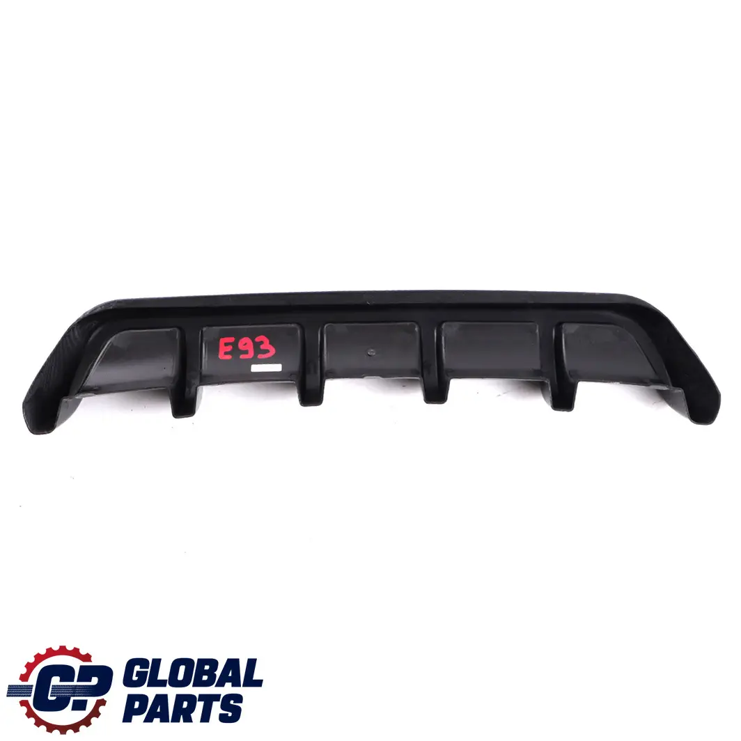 BMW 3 Series E92 E93 Rear Bumper Bottom Trim Panel Diffuser Sport Carbon Look - SKU E92 E93 Diffuser Carbon - Part number E92 E93 Diffuser Carbon