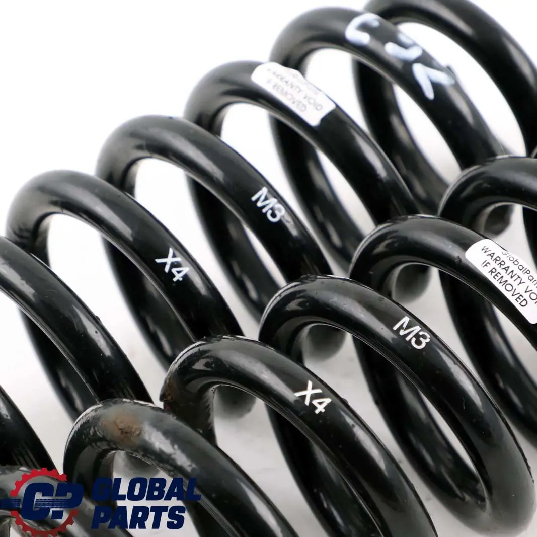 S65 X4 Rear Left Right N/O/S Suspension Coil Spring Set to BMW 3 E92 Coupe M3 with Part number E92 M3 S65 X4 BMW 3 E92 Coupe M3 S65 X4 Rear Left Right N/O/S Suspension Coil Spring Set - SKU E92 M3 S65 Rear Coil Spring Set - Part number E92 M3 S65 X4