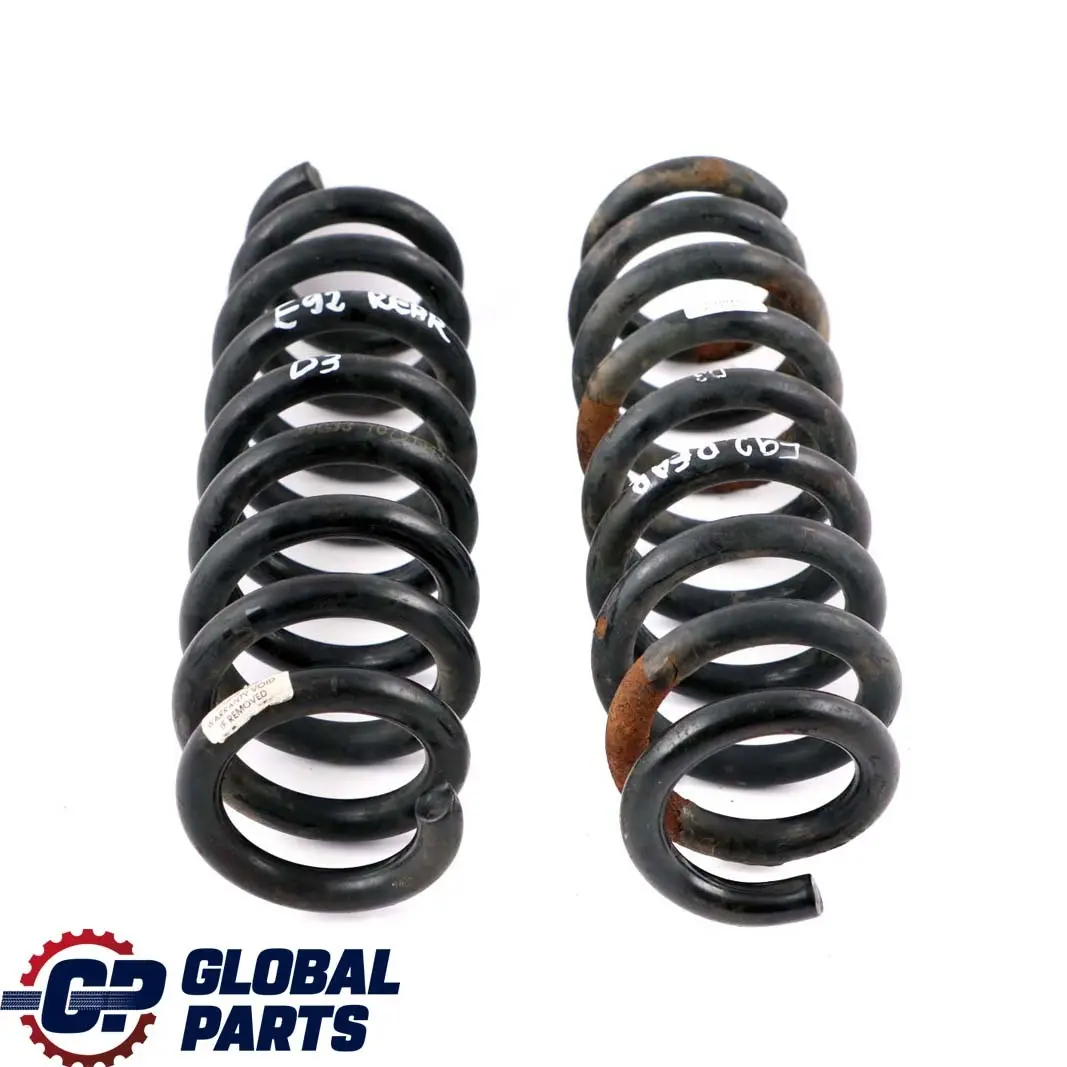 BMW 3 er Hinten Links Rechts Schraubenfedersatz D3 - SKU E92 Rear Coil Spring D3 Set - Teilenummer E92