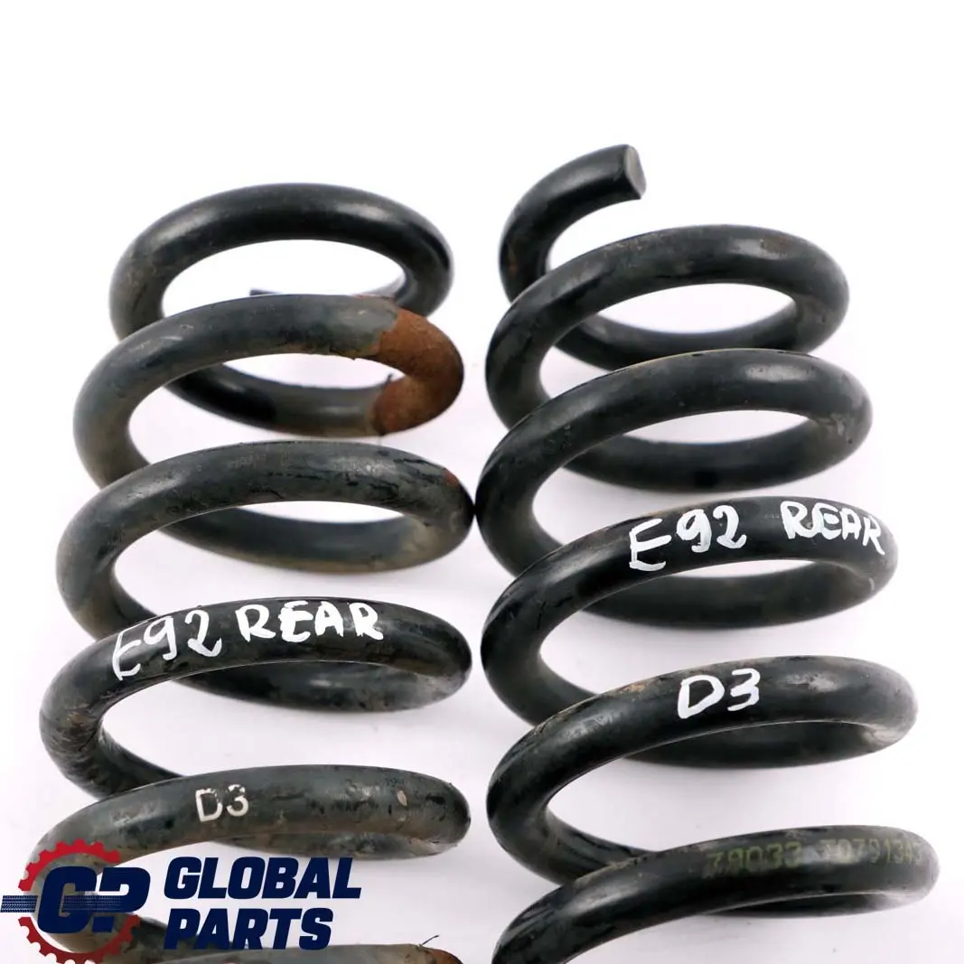 Hinten Links Rechts Schraubenfedersatz D3 für BMW 3 er mit Teilenummer E92 BMW 3 er Hinten Links Rechts Schraubenfedersatz D3 - SKU E92 Rear Coil Spring D3 Set - Teilenummer E92