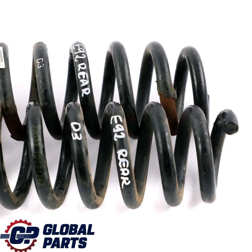 BMW 3 er Hinten Links Rechts Schraubenfedersatz D3 - SKU E92 Rear Coil Spring D3 Set - Teilenummer E92