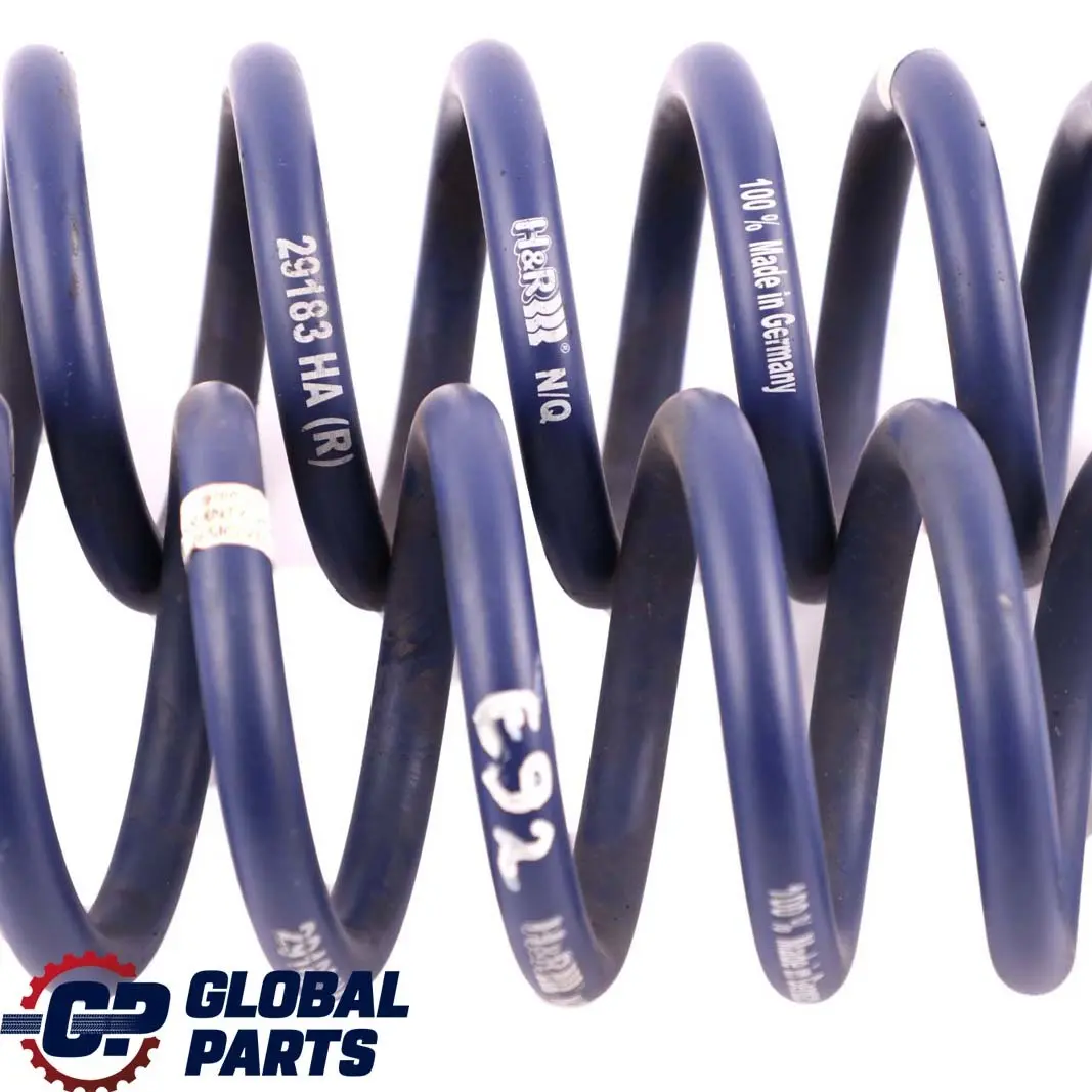 H&R 29183 Rear Suspension Left Right Axle N/O/S Coil Spring Set to BMW E92 Sport with Part number E92 Sport HR 29183 BMW E92 Sport H&R 29183 Rear Suspension Left Right Axle N/O/S Coil Spring Set - SKU E92 Sport HR 29183 - Part number E92 Sport HR 29183