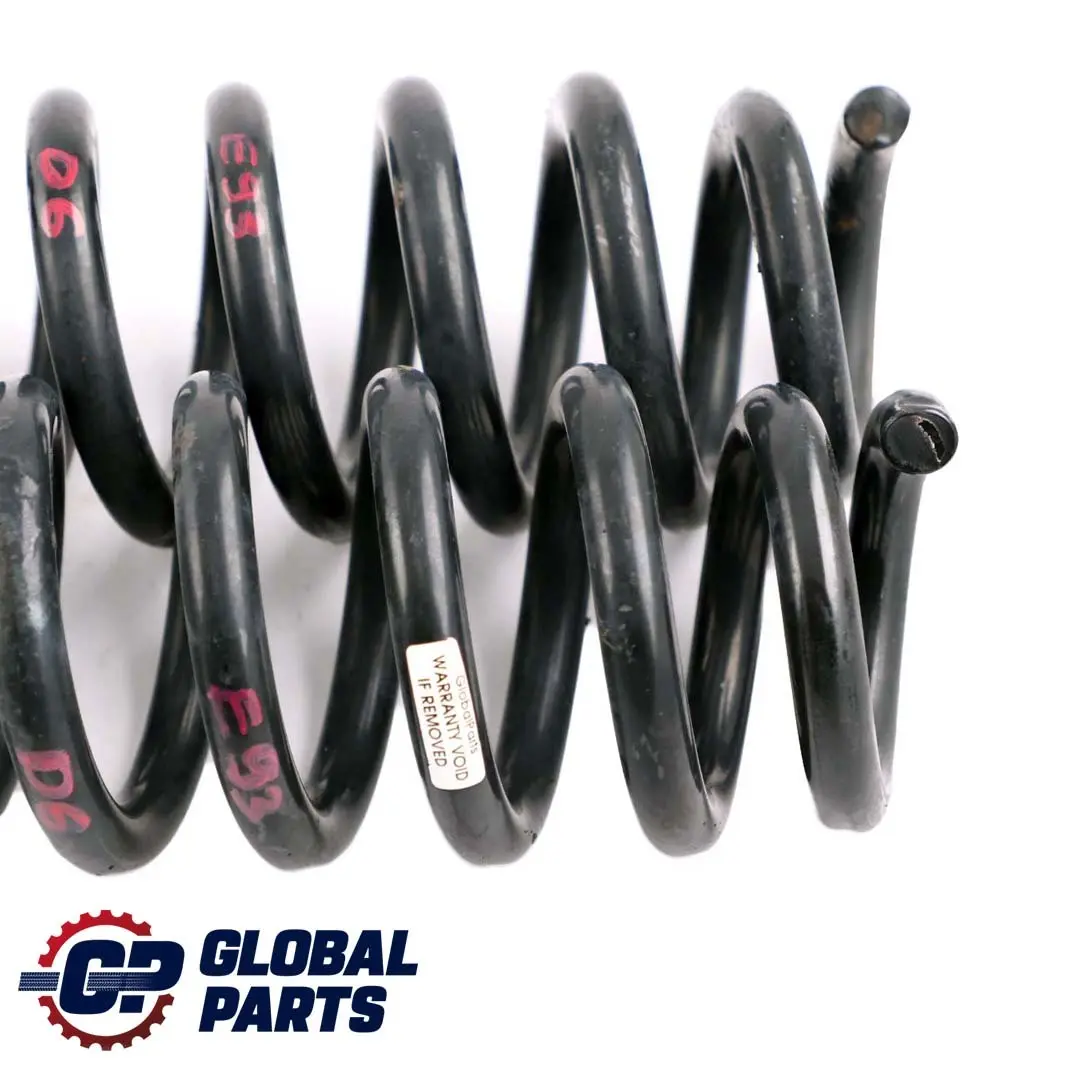 BMW M Sport Rear Coil Spring Suspension Left Right N/O/S Set - SKU E93-D6-REAR-COIL-SPRING-SET - Part number E93 D6