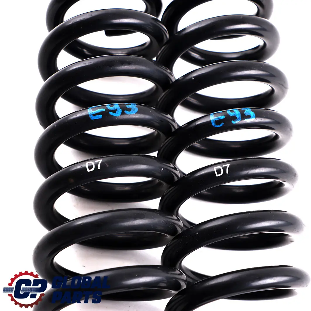Coil Spring Suspension Set Rear Left Right N/O/S M Sport to BMW with Part number E93 D7 BMW Coil Spring Suspension Set Rear Left Right N/O/S M Sport - SKU E93-D7-Rear-Coil-Spring-Set - Part number E93 D7