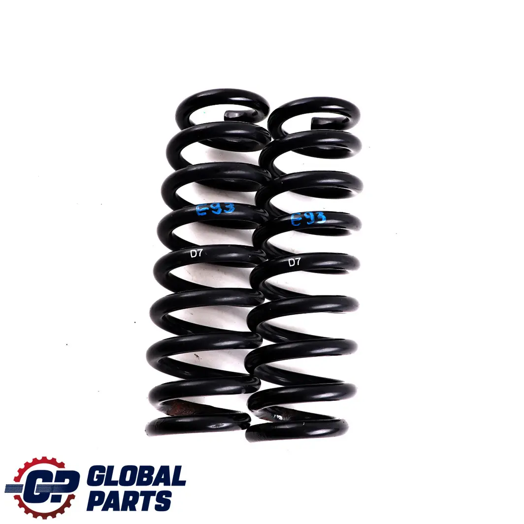 BMW Schrauben Feder Fahrwerk Satz Hinten Links Rechts M Sport - SKU E93-D7-Rear-Coil-Spring-Set - Teilenummer E93 D7