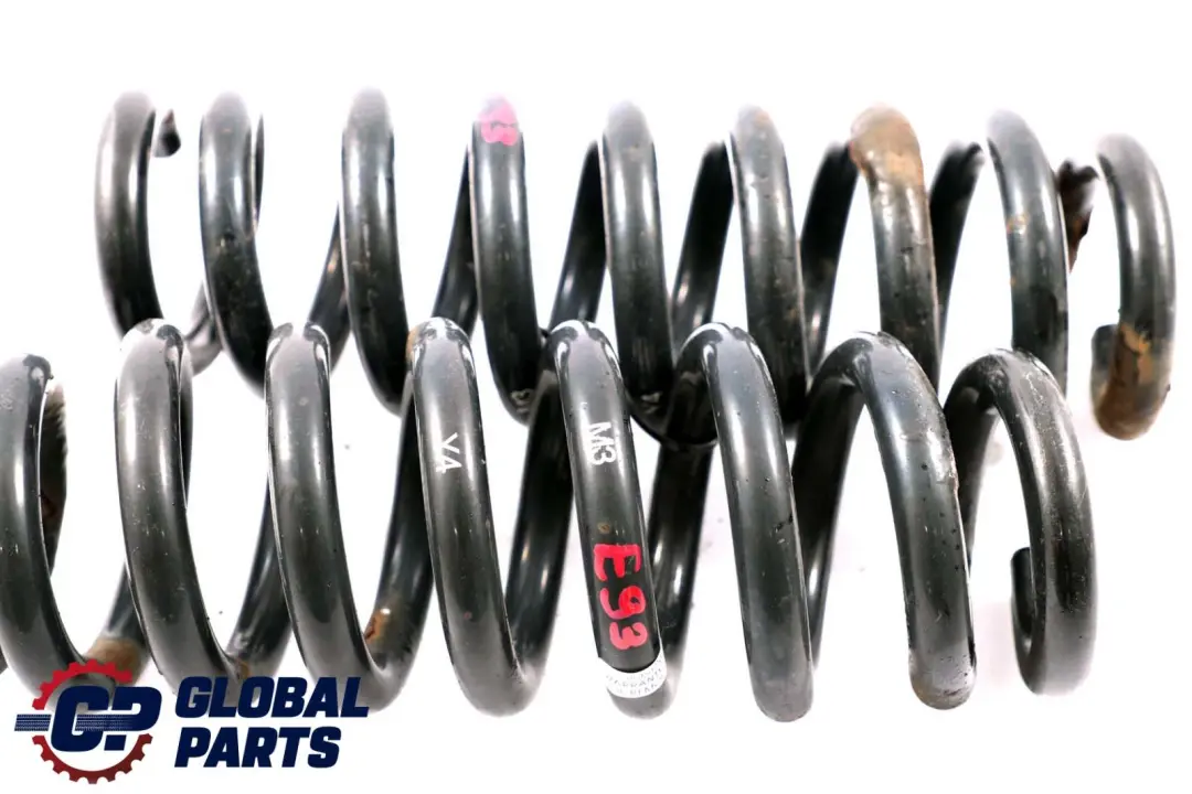 Left Right Coil Spring Set Suspension to BMW 3 Series Rear with Part number E93 M3 S65 Y4 BMW 3 Series Rear Left Right Coil Spring Set Suspension - SKU E93 M3 S65 Rear Coil Spring Set - Part number E93 M3 S65 Y4