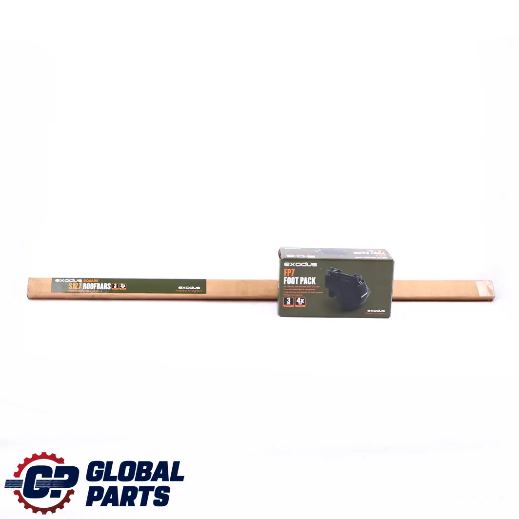 Genuine Exodus FP7 S127 Roof Railing Rail Rack Foot Pack Set Kit to with Part number Exodus FP7/S127 Genuine Exodus FP7 S127 Roof Railing Rail Rack Foot Pack Set Kit - SKU Exodus FP7/S127 - Part number Exodus FP7/S127