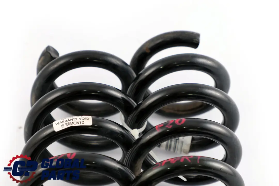 *BMW 1 Series F20 Sport Rear Axle Suspension Left Right Coil Spring Set FV N/O/S to with Part number F20 FV *BMW 1 Series F20 Sport Rear Axle Suspension Left Right Coil Spring Set FV N/O/S - SKU F20 FV Sport Rear Coil Spring Set - Part number F20 FV