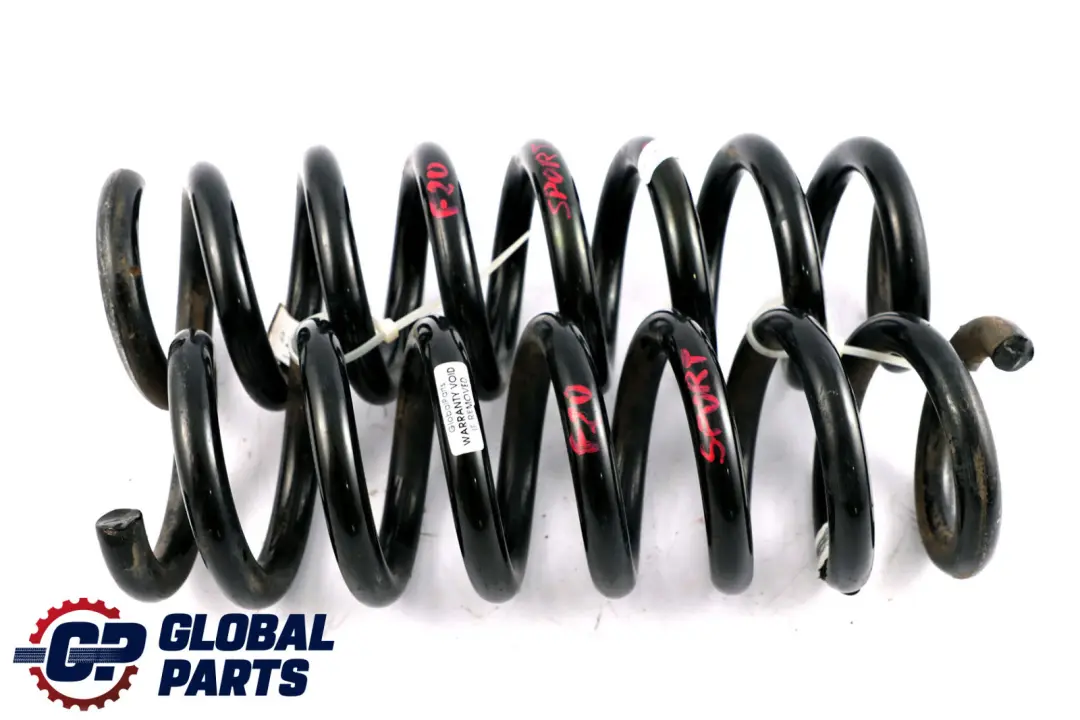 *BMW 1 Series F20 Sport Rear Axle Suspension Left Right Coil Spring Set FV N/O/S to with Part number F20 FV *BMW 1 Series F20 Sport Rear Axle Suspension Left Right Coil Spring Set FV N/O/S - SKU F20 FV Sport Rear Coil Spring Set - Part number F20 FV