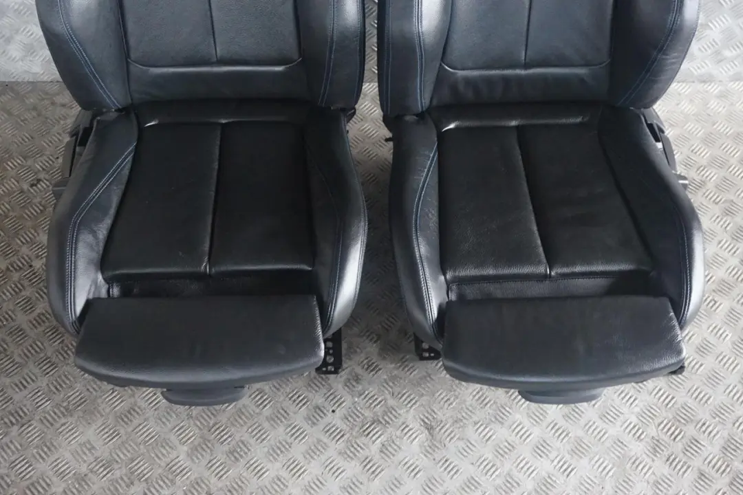 Nero pelle Sedili Sportivi + Pannello Porta per BMW M Sport con numero di parte F20 LCI BMW M Sport Nero pelle Sedili Sportivi + Pannello Porta - SKU F20 LCI SPORT Black Leather Seats - Numero di parte F20 LCI