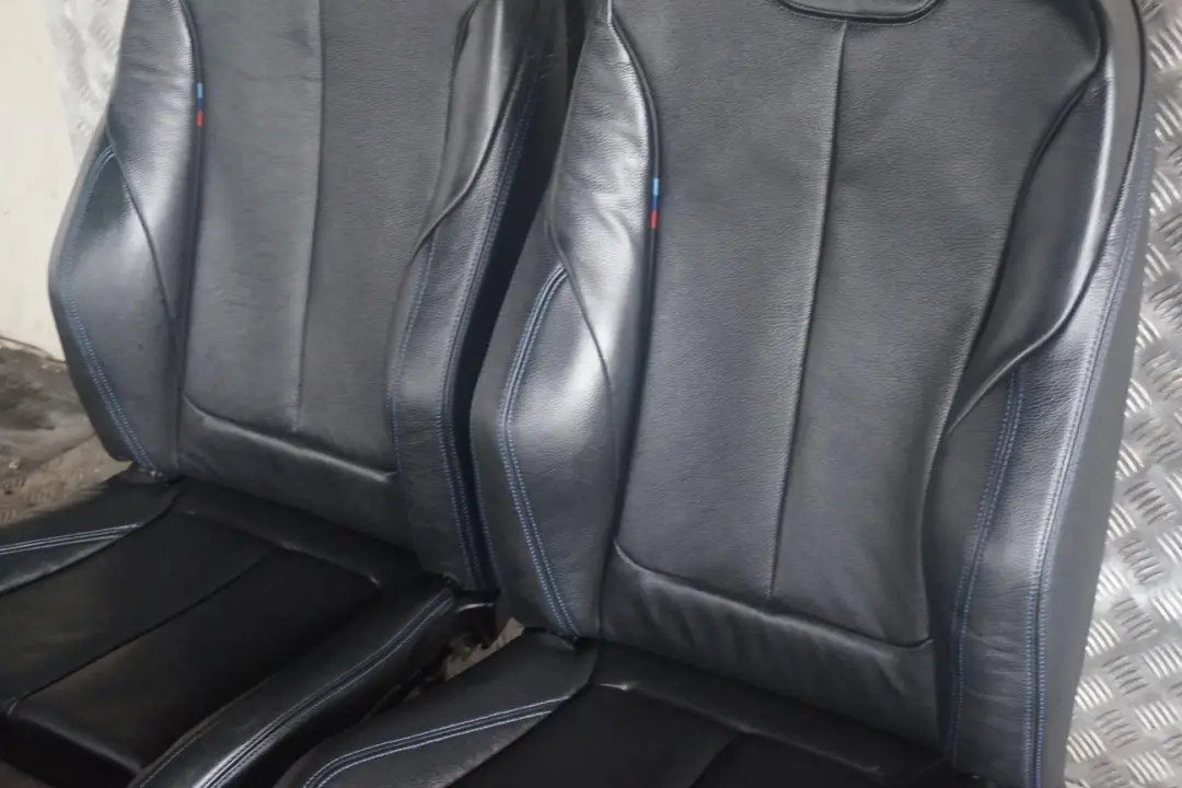 BMW 1 Series M Sport Black Leather Interior Seats with Door Cards - SKU F20 LCI SPORT Black Leather Seats - Part number F20 LCI