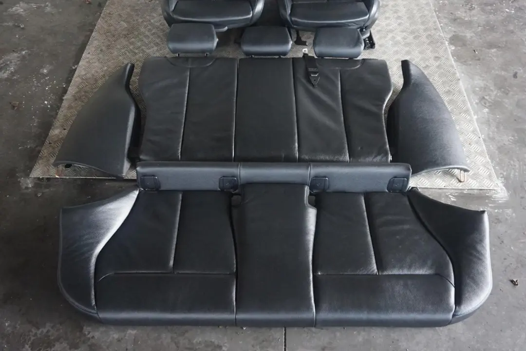 BMW M Sport Negro Interior De cuero Asientos con tarjetas De puerta - SKU F20 LCI SPORT Black Leather Seats - Número de pieza F20 LCI