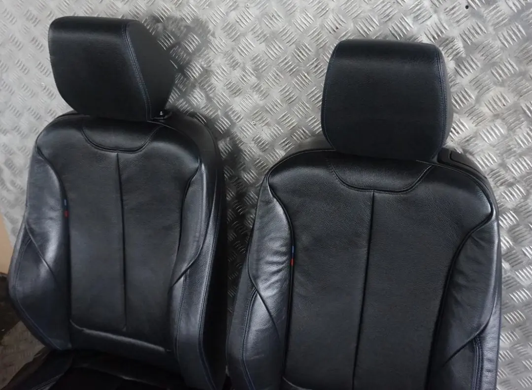 Leather Interior Seats with Door Cards to BMW 1 Series M Sport Black with Part number F21 LCI BMW 1 Series M Sport Black Leather Interior Seats with Door Cards - SKU F21 LCI SPORT Black Leather Seats - Part number F21 LCI