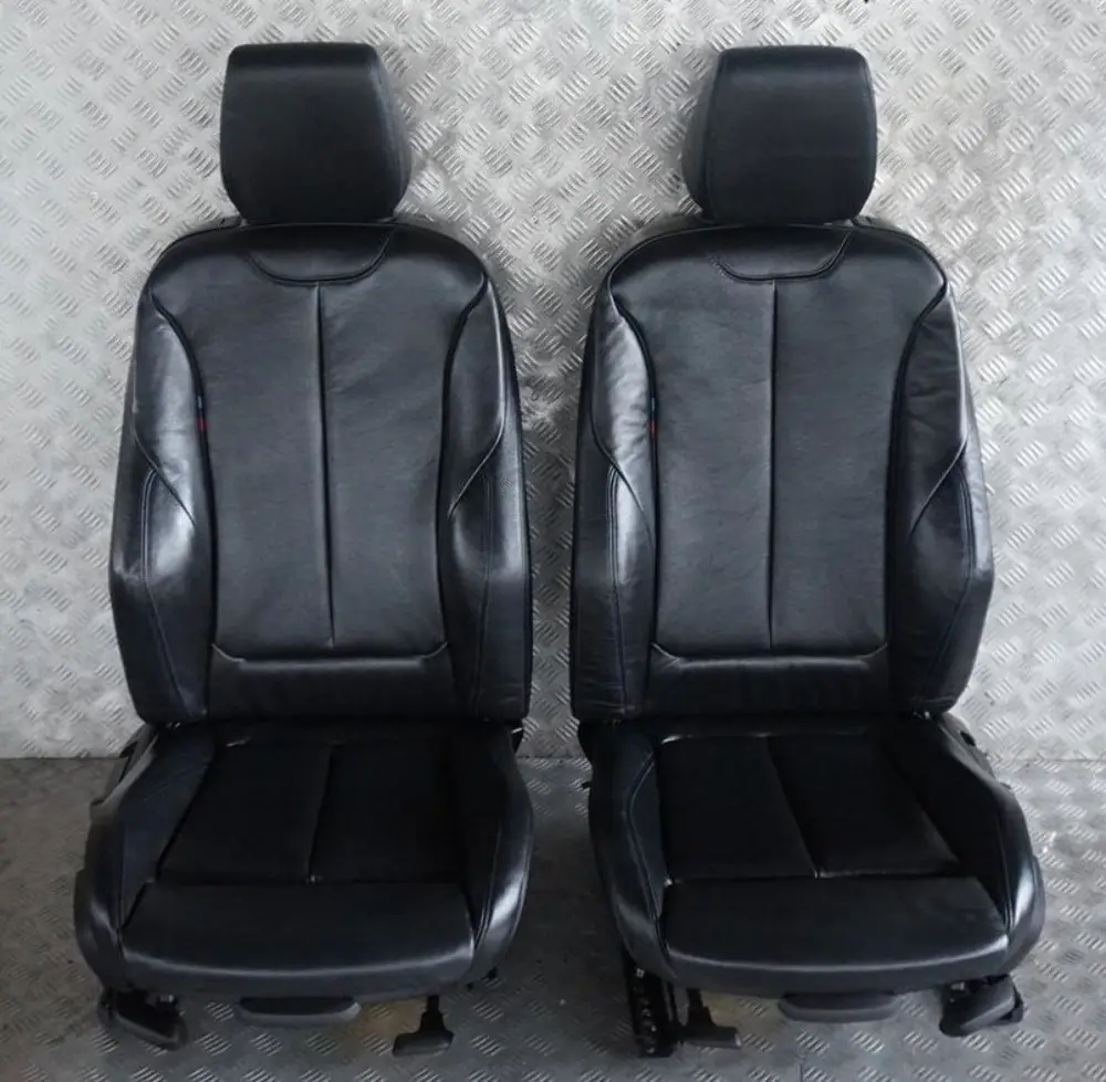 Schwarz Leder Sitze Sportsitze + Türverkleidung für BMW 1 er M Sport mit Teilenummer F21 LCI BMW 1 er M Sport Schwarz Leder Sitze Sportsitze + Türverkleidung - SKU F21 LCI SPORT Black Leather Seats - Teilenummer F21 LCI