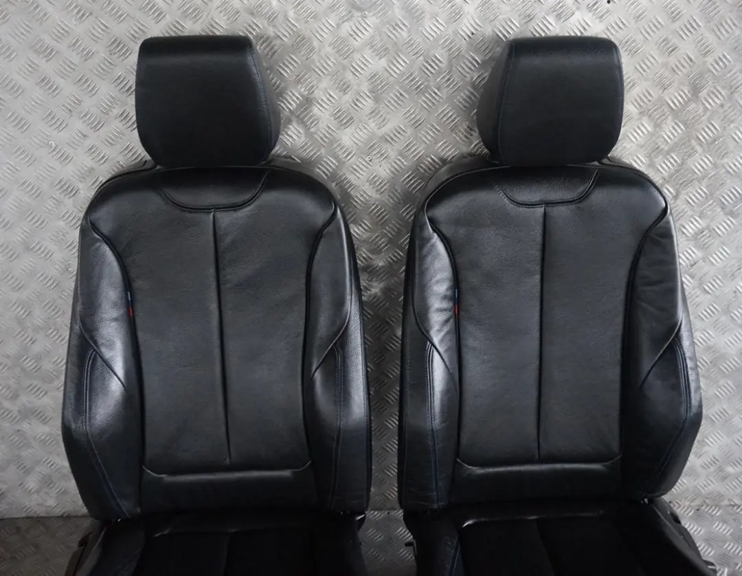 Schwarz Leder Sitze Sportsitze + Türverkleidung für BMW 1 er M Sport mit Teilenummer F21 LCI BMW 1 er M Sport Schwarz Leder Sitze Sportsitze + Türverkleidung - SKU F21 LCI SPORT Black Leather Seats - Teilenummer F21 LCI