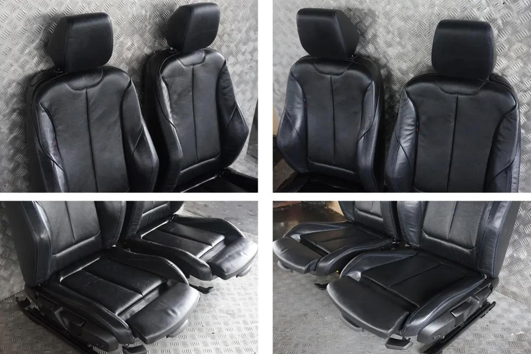 Schwarz Leder Sitze Sportsitze + Türverkleidung für BMW 1 er M Sport mit Teilenummer F21 LCI BMW 1 er M Sport Schwarz Leder Sitze Sportsitze + Türverkleidung - SKU F21 LCI SPORT Black Leather Seats - Teilenummer F21 LCI