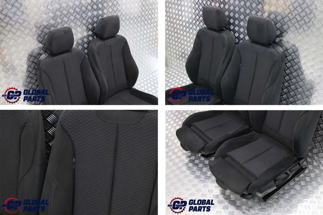 BMW M Sport Cloth Fabric Hexagon Alcantara Interior Seats with Door Cards - SKU F21 Sport Alcantara Seats-1 - Part number F21