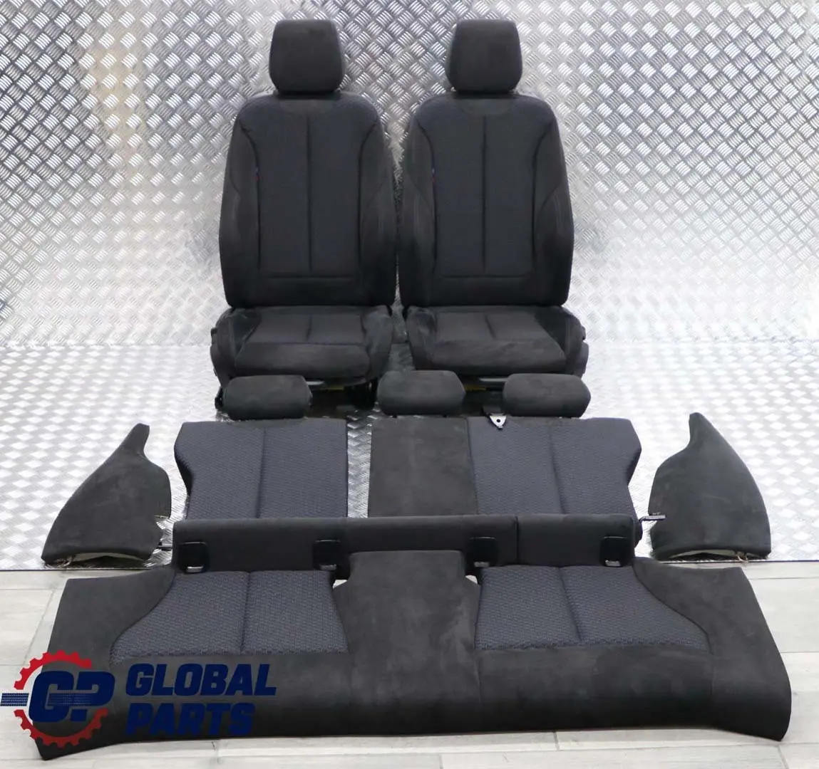BMW F21 M Sport Stoff Hexagon Alcantara Sitze Sportsitze + Türverkleidung
