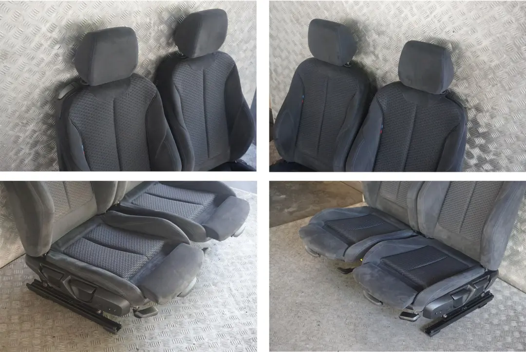 BMW 1 Series M Sport Fabric Hexagon Alcantara Interior Seats with Door Cards - SKU F21 Sport Alcantara Seats - Part number F21
