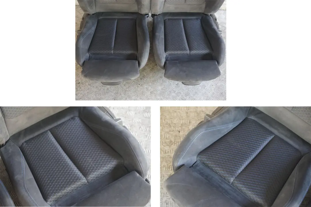 Fabric Hexagon Alcantara Interior Seats with Door Cards to BMW 1 Series M Sport with Part number F21 BMW 1 Series M Sport Fabric Hexagon Alcantara Interior Seats with Door Cards - SKU F21 Sport Alcantara Seats - Part number F21