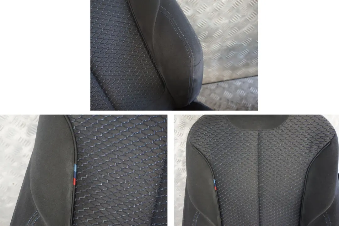 Stoff Hexagon Alcantara Sitze Sportsitze + Türverkleidung für BMW 1 er M Sport mit Teilenummer F21 BMW 1 er M Sport Stoff Hexagon Alcantara Sitze Sportsitze + Türverkleidung - SKU F21 Sport Alcantara Seats - Teilenummer F21