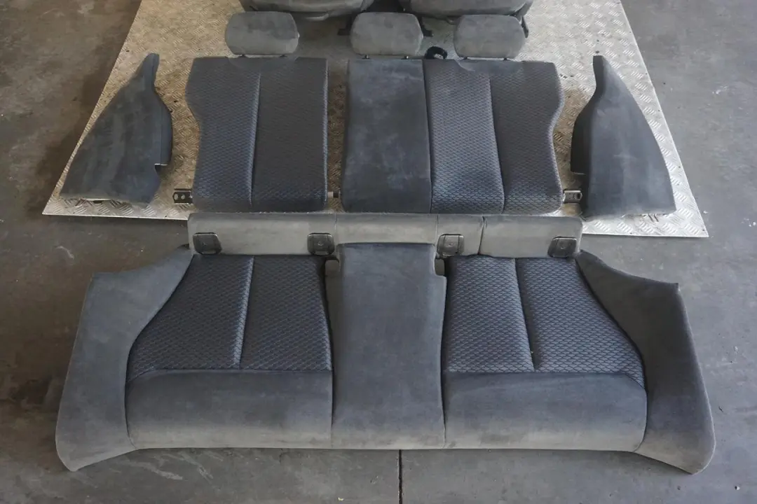 Fabric Hexagon Alcantara Interior Seats with Door Cards to BMW 1 Series M Sport with Part number F21 BMW 1 Series M Sport Fabric Hexagon Alcantara Interior Seats with Door Cards - SKU F21 Sport Alcantara Seats - Part number F21
