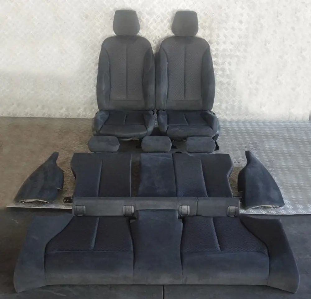 BMW 1 Series M Sport Fabric Hexagon Alcantara Interior Seats with Door Cards - SKU F21 Sport Alcantara Seats - Part number F21