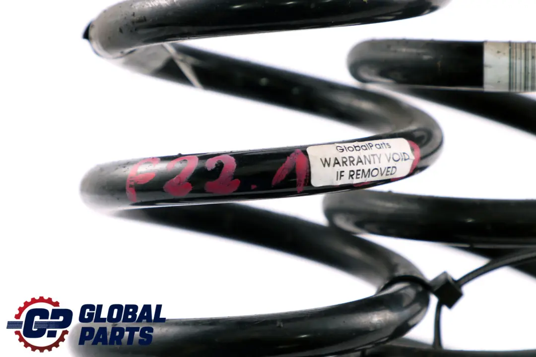 BMW F22 Rear Axle Suspension Left Right Coil Spring Set EA N/O/S - SKU F22-EA-REAR-COIL-SPRING-SET - Part number F22 EA