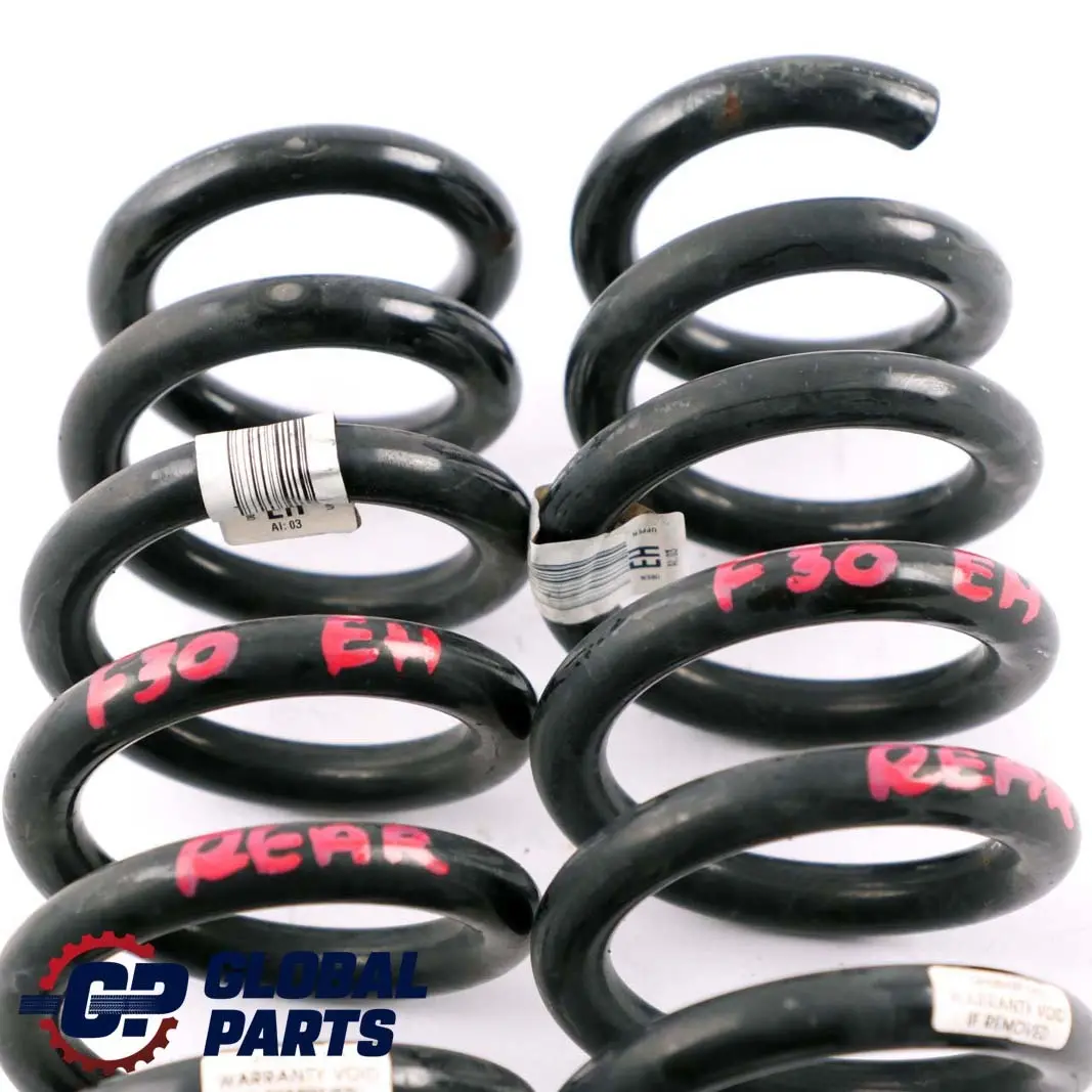 BMW F30 Hinterachsaufhängung Links Rechts Spiralfedernsatz EH - SKU F30 EH Rear Coil Spring Set - Teilenummer F30 EH