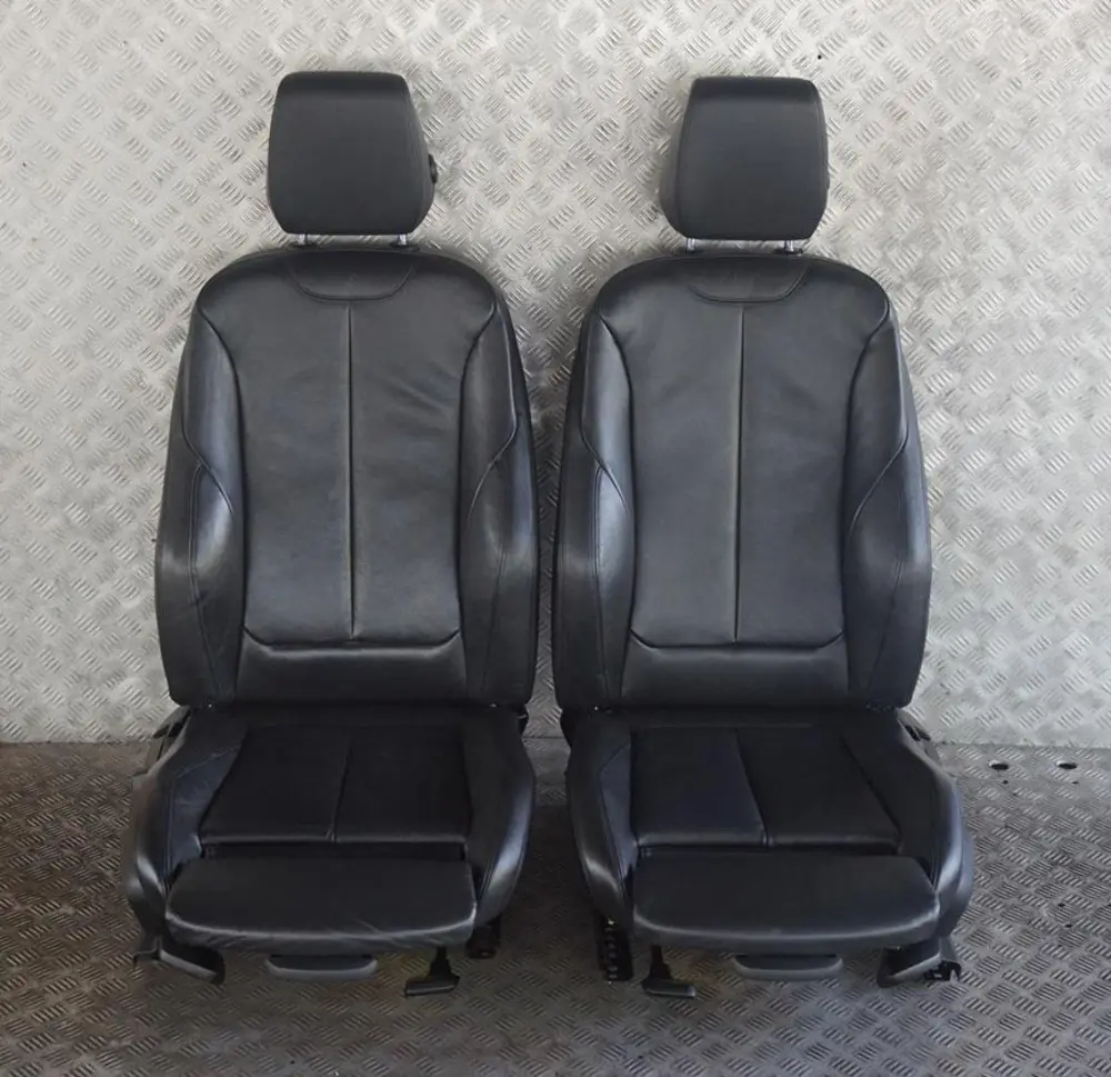 Leather Interior Seats with Airbag and Door Cards to BMW 3 Series M Sport Black with Part number F30 BMW 3 Series M Sport Black Leather Interior Seats with Airbag and Door Cards - SKU F30 Sport Black Leather Seats-1 - Part number F30
