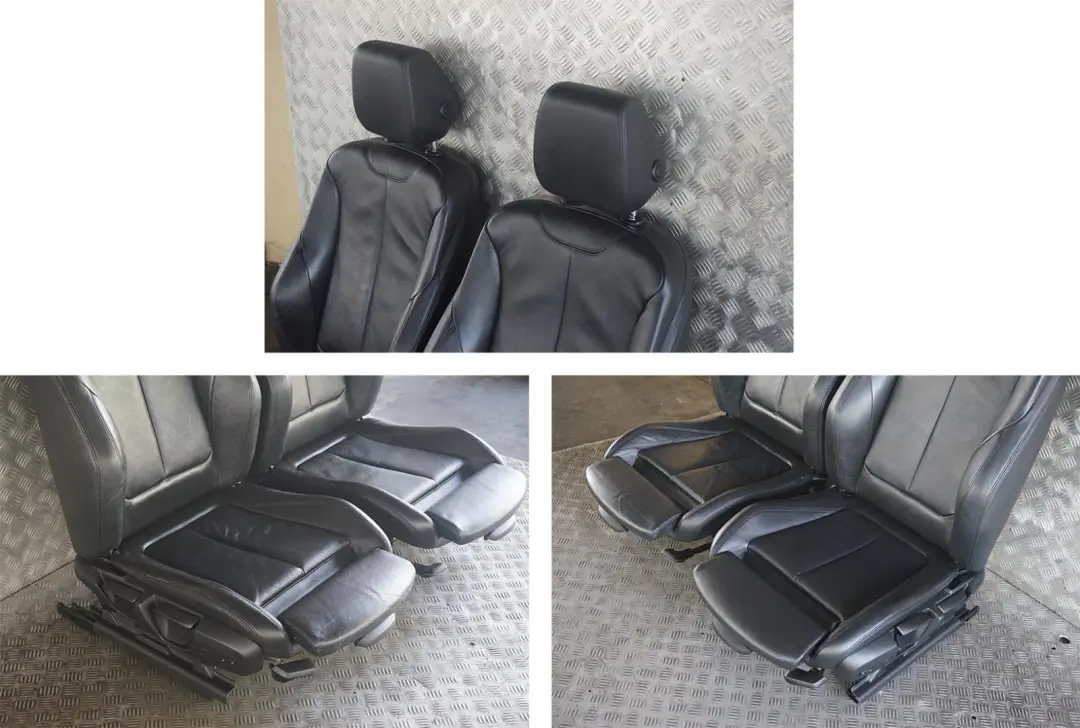 Leather Interior Seats with Airbag and Door Cards to BMW 3 Series M Sport Black with Part number F30 BMW 3 Series M Sport Black Leather Interior Seats with Airbag and Door Cards - SKU F30 Sport Black Leather Seats-1 - Part number F30