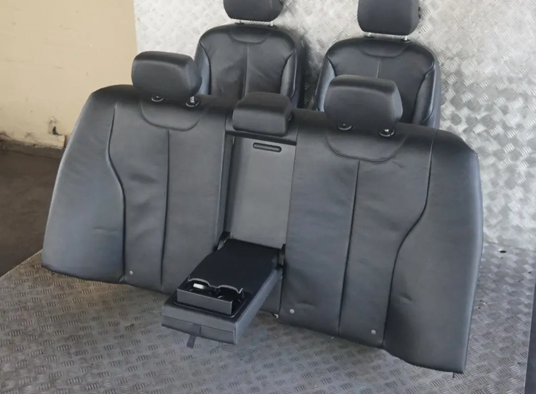 BMW 3 Series M Sport Black Leather Interior Seats with Airbag and Door Cards - SKU F30 Sport Black Leather Seats-1 - Part number F30