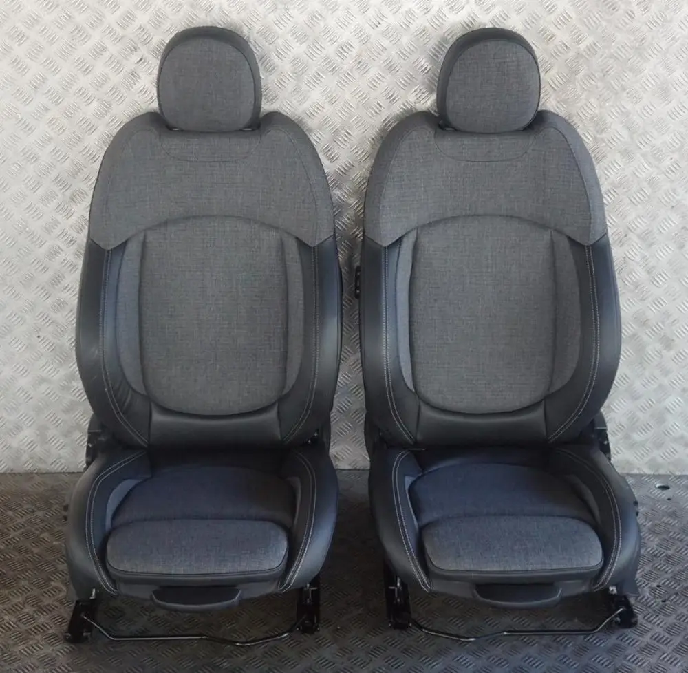 BMW Mini Cooper One Sportsitze Sport Sitze Innenraum Stoff / Leder Schwarz - SKU F55 Fabric / Leather Sport Seats (KDE1) - Teilenummer F55