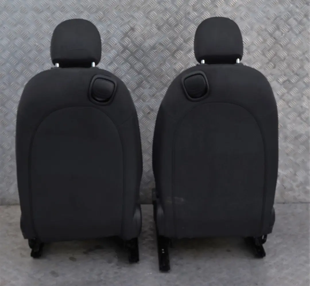 BMW Mini Cooper One F56 Cloth Fabric Interior Seats Firework Carbon Black - SKU F56 Cloth Firework Seats-1 - Part number F56 Cloth Firework Seats