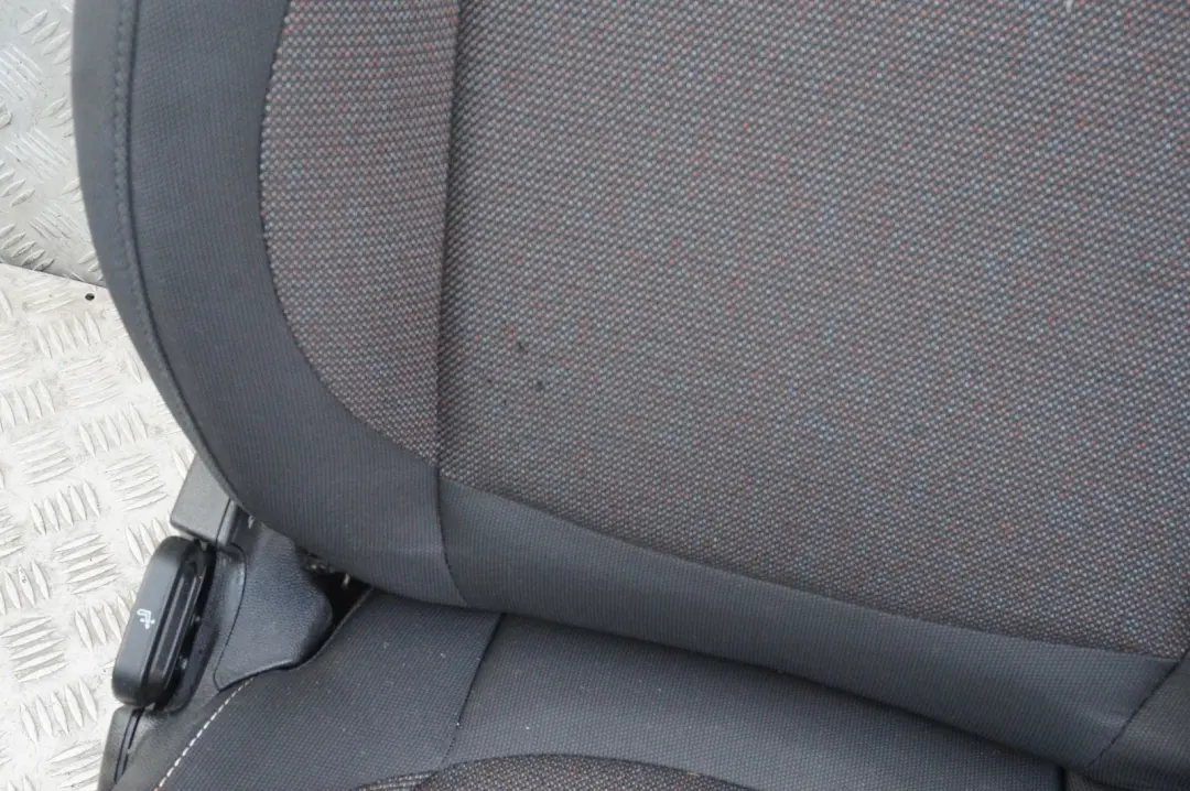 Cloth Fabric Interior Seats Firework Carbon Black to BMW Mini Cooper One F56 with Part number F56 Cloth Firework Seats BMW Mini Cooper One F56 Cloth Fabric Interior Seats Firework Carbon Black - SKU F56 Cloth Firework Seats-1 - Part number F56 Cloth Firework Seats