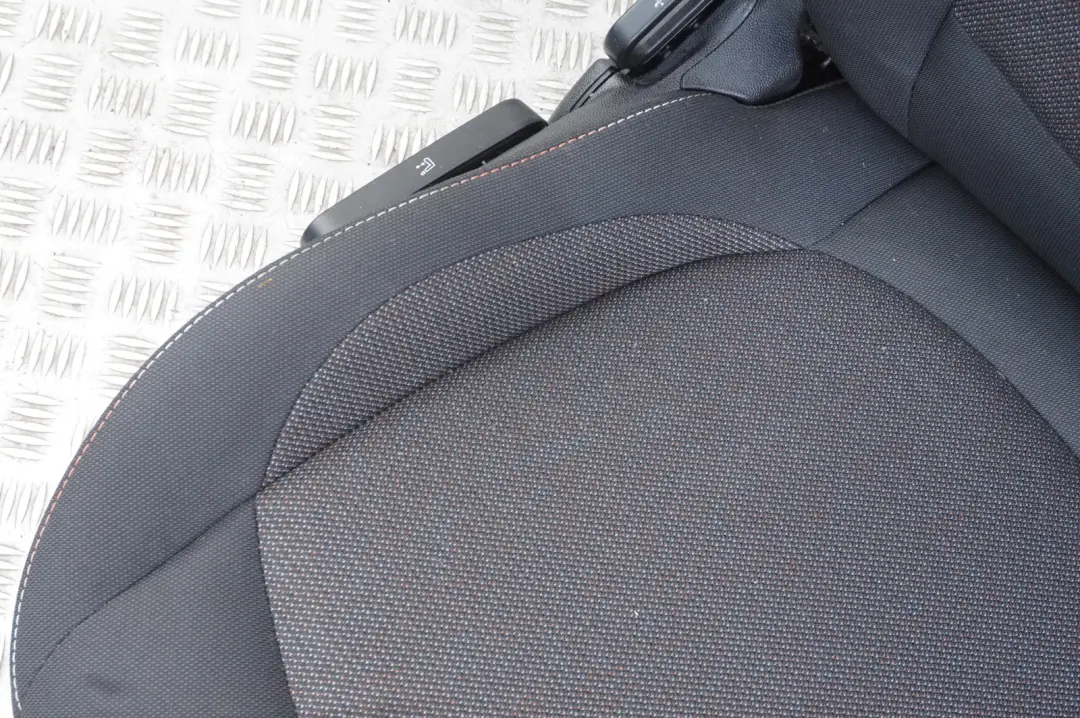 BMW Mini Cooper One F56 Cloth Fabric Interior Seats Firework Carbon Black - SKU F56 Cloth Firework Seats-1 - Part number F56 Cloth Firework Seats