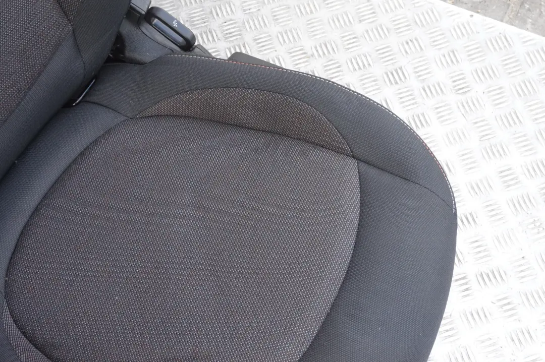 Cloth Fabric Interior Seats Firework Carbon Black to BMW Mini Cooper One F56 with Part number F56 Cloth Firework Seats BMW Mini Cooper One F56 Cloth Fabric Interior Seats Firework Carbon Black - SKU F56 Cloth Firework Seats-1 - Part number F56 Cloth Firework Seats