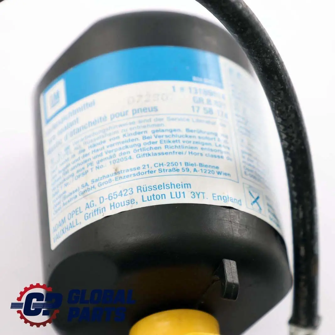 General Motors GM Emergency Repair Tyre Sealant Sealer Liquid Bottle to with Part number GM Tyre Sealant General Motors GM Emergency Repair Tyre Sealant Sealer Liquid Bottle - SKU GM Tyre Sealant - Part number GM Tyre Sealant