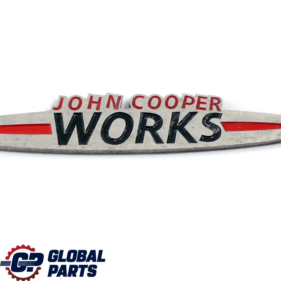 Mini Cooper S Jcw John Cooper Works Embleme Logo Marque Plaque - SKU JCW-Emblem - Numéro de pièce JCW Emblem