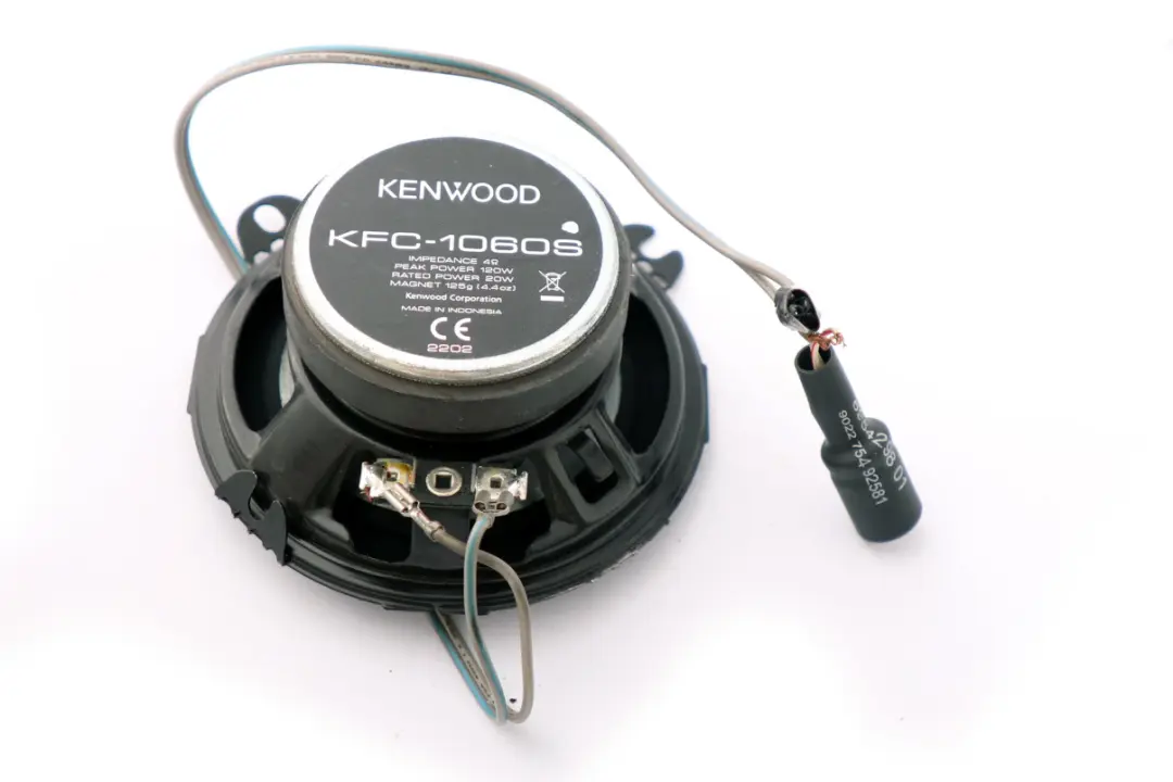 Genuine Kenwood Stereo Audio 2-Way Coaxial Speaker  - SKU KFC-1060S - Part number KFC-1060S