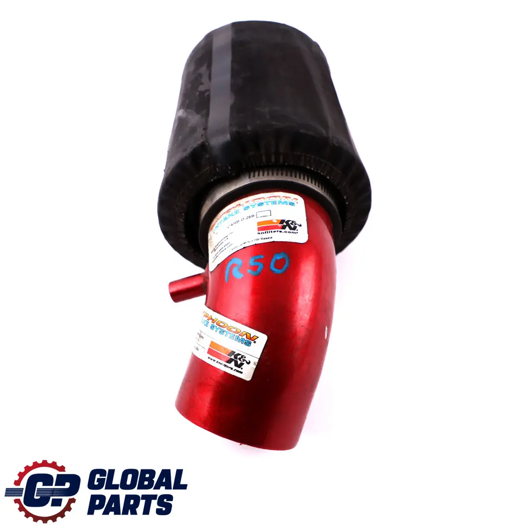 K&N Typhoon Air Intake System Cone Filter Hose Pipe D-269 to BMW Mini Cooper S R53 with Part number KN Typhoon Air Intake Hose BMW Mini Cooper S R53 K&N Typhoon Air Intake System Cone Filter Hose Pipe D-269 - SKU KN Typhoon Air Intake Hose - Part number KN Typhoon Air Intake Hose